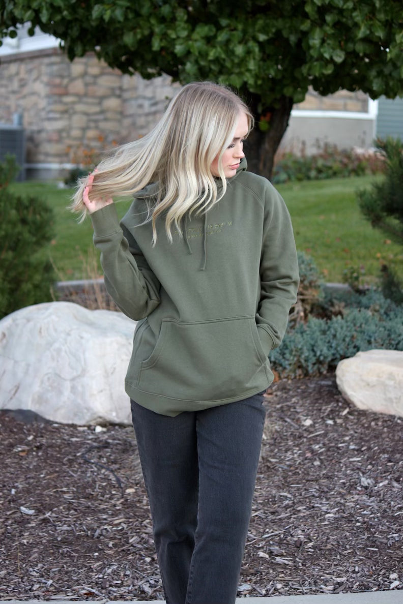 One-Year Anniversary Edition Hoodie "Army Green"